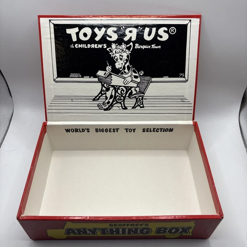 Vintage‎ Geoffrey's Anything Box - 1973 Toys R Us Art Storage Pencils Giraffe